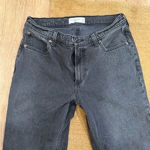 Abercrombie & Fitch Dark Gray Low Rise